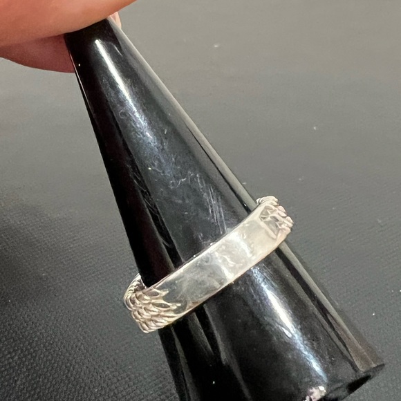 David Yurman Sterling Silver Wheaton Citrine with Diamonds Size 8 - Picture 6 of 12